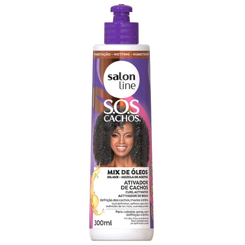 Salon Line Sos Cachos mélange d'huile Activateur de boucles